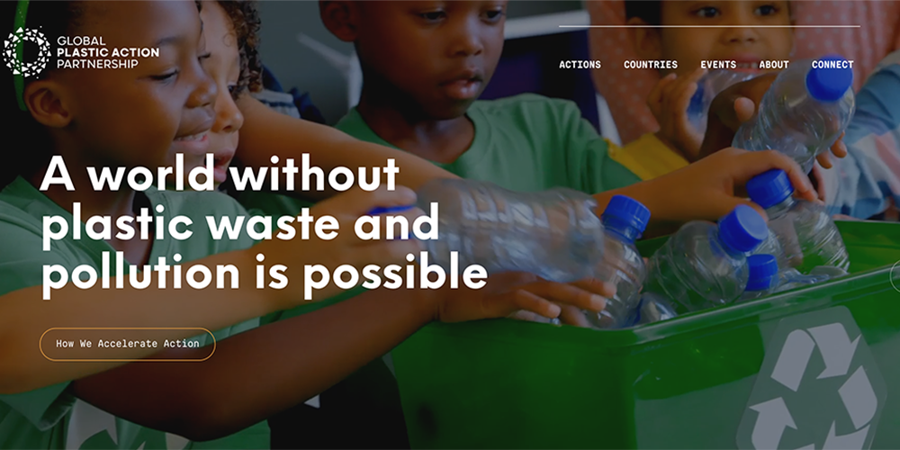 Global Plastic Action Partnership is one of the best nonprofit websites.