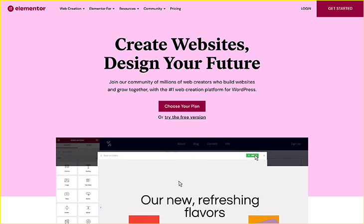 Elementor is a very popular website builder for nonprofits that use WordPress because of it's drag-and-drop design. 
