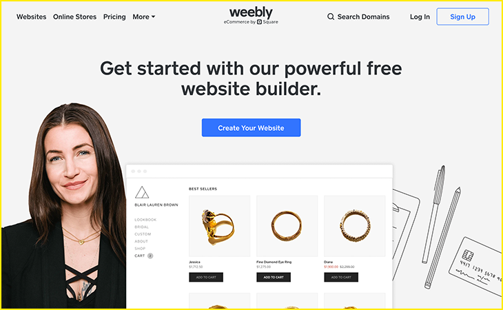 Weebly is an effective nonprofit website builder for brand new organizations because they can get started for free. 